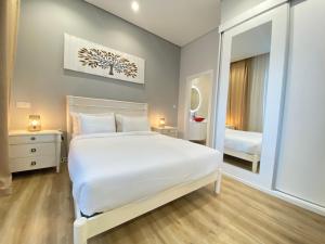 Tempat tidur dalam kamar di Canto Doce