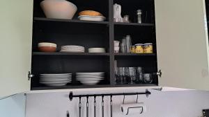 Kuchyňa alebo kuchynka v ubytovaní Apartmán Pálenica II