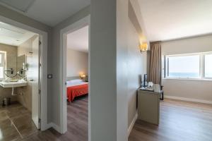 Postel nebo postele na pokoji v ubytování Pato Rojo