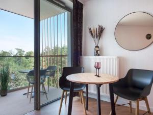 Μπαλκόνι ή βεράντα στο Luxurious apartment for 3 people in Pobierowo