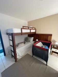 Cama o camas de una habitación en Casa Delfi, Hermosa vista, Jacuzzi e Praia , Buzios