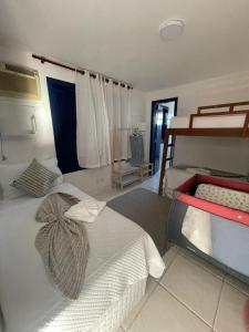 Cama o camas de una habitación en Casa Delfi, Hermosa vista, Jacuzzi e Praia , Buzios