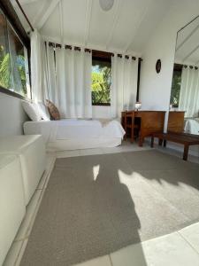 Cama o camas de una habitación en Casa Delfi, Hermosa vista, Jacuzzi e Praia , Buzios