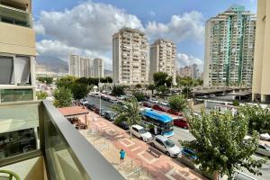 Widok na miasto Cala de Finestrat z tego apartamentu