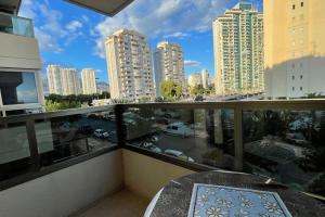 Balkon lub taras w obiekcie Buena vista, apartamento en la playa Finestrat