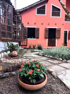 Zahrada ubytování Villa dos Pássaros Paraty Hospedagem