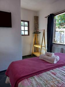 Postel nebo postele na pokoji v ubytování Villa dos Pássaros Paraty Hospedagem