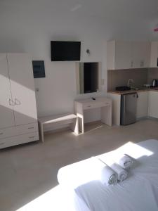 A kitchen or kitchenette at Oasis