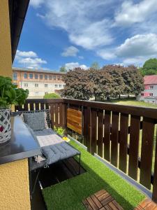 Balkón alebo terasa v ubytovaní Apartmán Galerie - Lipno nad Vltavou + 21 fotografií