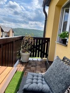 Balkón alebo terasa v ubytovaní Apartmán Galerie - Lipno nad Vltavou