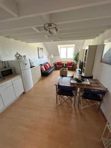 Kuchyň nebo kuchyňský kout v ubytování Hotel Halleux