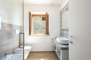 Koupelna v ubytování B&B Podere Curtatone