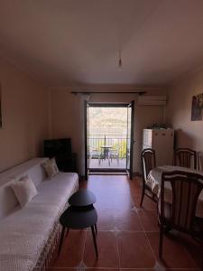Rúm í herbergi á Apartment with sea view