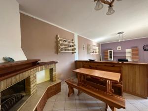 Kuchyň nebo kuchyňský kout v ubytování House Mirka + 10 fotografií