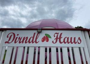 a sign that reads dilli a haus on top of a building at Dirndlhaus in Kirchberg an der Pielach