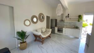 Kuchyň nebo kuchyňský kout v ubytování Siviri Lounge Cottage