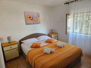 Postel nebo postele na pokoji v ubytování Apartment Ema