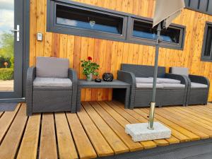 Posezení v ubytování Mariolas Tinyhouse