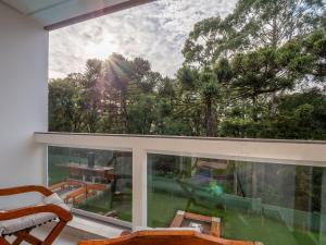 Um jardim em Delle Alpi 310B - Ao lado da roda-gigante
