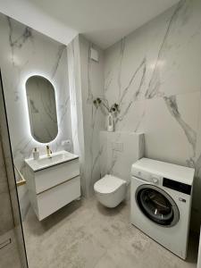 Kúpeľňa v ubytovaní Apartament Iława