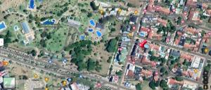 a map of a city with roads and buildings at Edificio Mirasol 3 in Federación