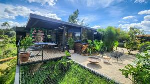 Zahrada ubytování Cumbres Luxury Glamping