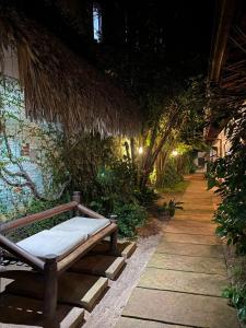 Um jardim em Pousada Pedra Furada
