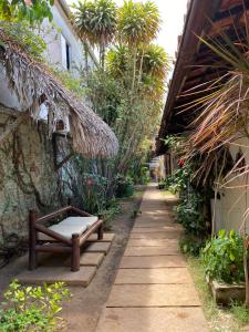 Um jardim em Pousada Pedra Furada