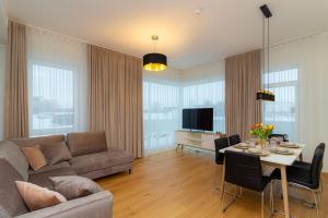 Posezení v ubytování Lehe Apartments in Tartu by EasyRentals