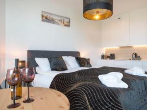 Voodi või voodid majutusasutuse Apartment in Pobierowo near Beach & SPA toas +19 fotot