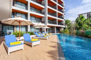 Bazén v ubytování 1 bed Corner apartment in Kata - Grand Kata VIP nebo v jeho okolí
