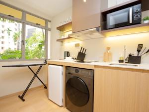 Kuchyň nebo kuchyňský kout v ubytování Coliwoo Orchard - CoLiving