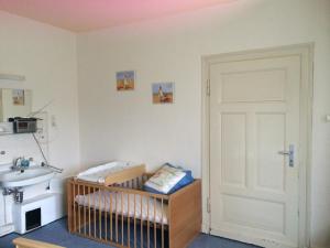 Postel nebo postele na pokoji v ubytování Haus an der Diemel