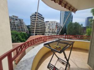 Balkón nebo terasa v ubytování Coco Apartment Tirana