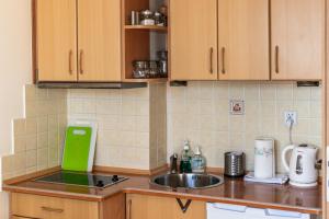 Kuchyňa alebo kuchynka v ubytovaní ZAKOHOME- Apartamenty Kościelisko Centrum