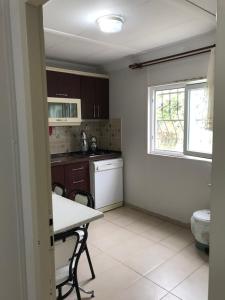 Kuchyň nebo kuchyňský kout v ubytování SEYRİ DENİZ VİLLA Villa with sea view