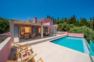 The swimming pool at or close to Villa Helios Sea View & Private Pool near Fiskardo