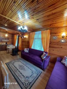 A seating area at AYDER Nazlı çiçek apart