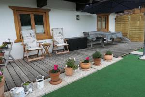 Patio o area all'aperto di Appartement Nummer 12