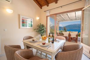 A seating area at Villa Helios Sea View & Private Pool near Fiskardo