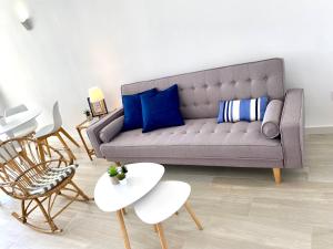 Posezení v ubytování NUEVO !!! Apartamento Peñíscola Playa con piscinas y tenis