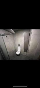 een badkamer met een toilet in een stal bij Özkan rezidans dairesi in Kartepe