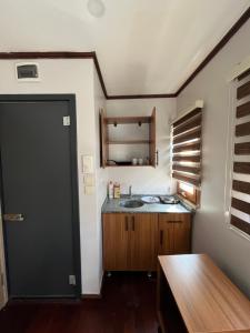 A kitchen or kitchenette at PALMERA ART HOUSE