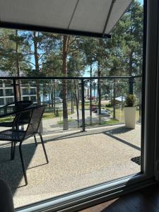 Balkon lub taras w obiekcie Sosnowe Apartamenty - Marina