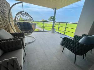Istumisnurk majutusasutuses Jiaoxi Pusu Homestay