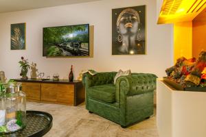 Posezení v ubytování Ferienhaus Andrea