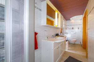 Koupelna v ubytování Ferienhaus Andrea
