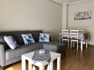 Χώρος καθιστικού στο Apartamentos Schultz