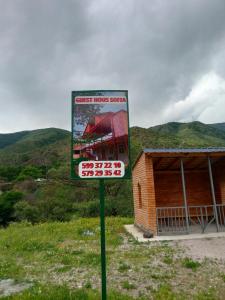 Widok na góry z tego pensjonatu