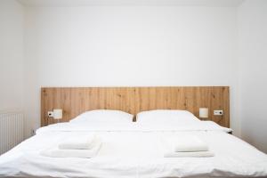 Posteľ alebo postele v izbe v ubytovaní Amenity Penzion Horni Vestonice